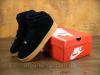 Зимові кросівки Nike Air Force Black Suede High.