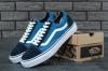  Чоловічі, obuwie męskie кеди ванс венс ванси венси vans Old Skool Blue/Black. Кроссовки, кеды мужские в Украине