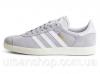 Жіночі кросівки AD Gazelle Grey/white. ТОП Репліка ААА класу.