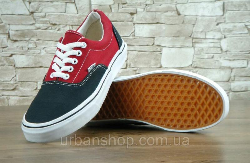 Фото Новинки №2., Чоловіче взуття, Vans, Era Жіночі Кеди Vans ERA Black/Red, жіночі Кеди, ванс