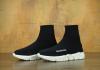  Кросівки жіночі, obuwie damskie Balenciaga Knit High-Top Sneakers Black/White баленсіага. Кроссовки, кеды мужские в Украине