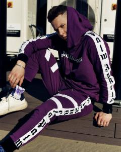 Фото Одежда Худи унисекс фиолетовый Palm Angels Espo