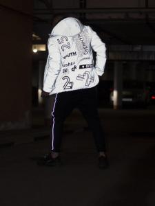 Фото Одежда Куртка рефлективная весенняя мужская Пушка Огонь Reflective серый