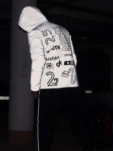 Фото Одежда Куртка рефлективная весенняя мужская Пушка Огонь Reflective серый