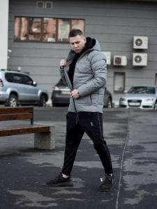 Фото Одежда Куртка рефлективная весенняя мужская Пушка Огонь Reflective серый