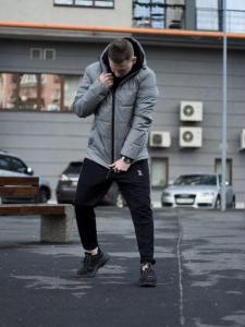 Фото Одежда Куртка рефлективная весенняя мужская Пушка Огонь Reflective серый