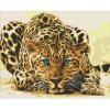Алмазная вышивка. "Леопард притаился" 40*50см AM6125
