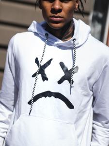 Фото Одежда Худи унисекс Lil Peep белое