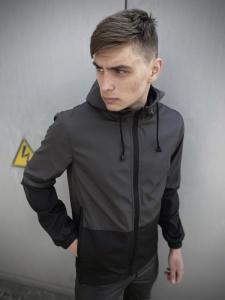Фото  Ветровка Softshell Light Intruder серо-черная