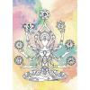 Живопись по контуру. Дзен Антистресс раскраска. "Семь чакр" (палитра бирюза) 18*25 DZ103