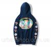  ХУДІ RIPNDIP AMSTERDAM HOODY BLUE 4920 Мужские толстовки регланы в Украине