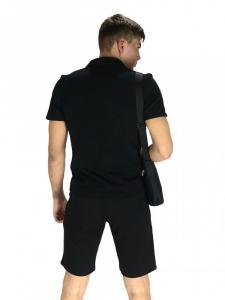 Фото Одежда Костюм мужской Reebok шорты , футболка черная + барсетка в подарок