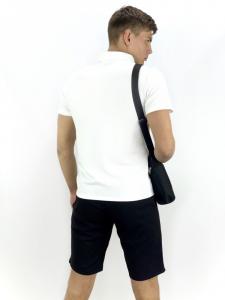 Фото Одежда Костюм мужской Reebok шорты черные , футболка белая + барсетка в подарок