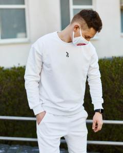 Фото Одежда Свитшот мужской Пушка Огонь Mate белый