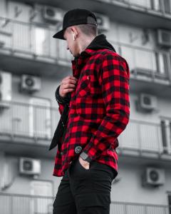 Фото Одежда Рубашка Big Shark - Hardcore Plus, Red/Black