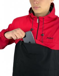 Фото Одежда Анорак Mr. Bull черно- красный