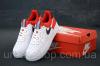 Кросівки чоловічі Nike Air Force біло-червоні низькі 11989. р. 40-45. 42