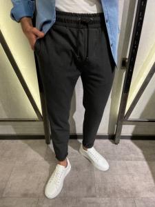 Фото  Штаны Madmext на резинке серые