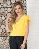 Блузы ISSA PLUS 11701  M желтый