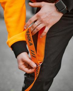 Фото Одежда Брюки карго мужские Пушка Огонь Belt с рефлективом черные