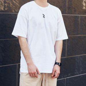 Фото Одежда Футболка оверсайз мужская Пушка Огонь Eddy белая