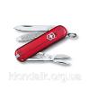 Нож Victorinox СLASSIC SD полупрозрачный красный 
0.6223.T