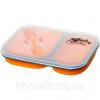  Контейнер 2 отсека силиконовый Tramp TRC-090-orange Ланч боксы в Украине