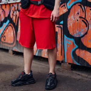 Фото Одежда Шорты мужские трикотажные Пушка Огонь Breet красные