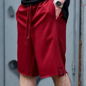 Фото Одежда Шорты мужские трикотажные Пушка Огонь Breet бордовые