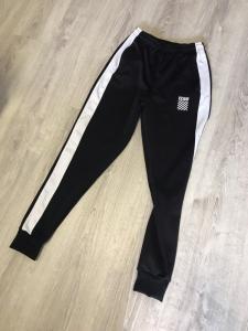 Фото Одежда Спортивные штаны черные с белым лампасом OFF WHITE