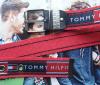  Мужской тканевый ремень Tommy Hilfiger красный Ремни и пояса в Украине