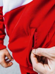 Фото Одежда Спортивный костюм Adidas Thrino красно-белый