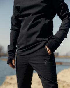 Фото Одежда Ветровка мужская Пушка Огонь Zakuda черная