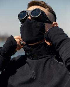 Фото Одежда Ветровка мужская Пушка Огонь Zakuda черная