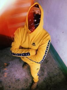 Фото Одежда Спортивный костюм желтый Kappa ч/б