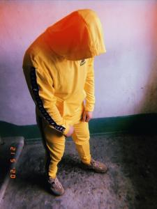 Фото Одежда Спортивный костюм желтый Kappa ч/б