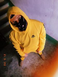 Фото Одежда Спортивный костюм желтый Kappa ч/б