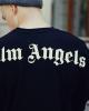  Футболка мужская оверсайз Palm Angels Wild черная Мужские майки футболки в Украине