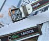 Мужской тканевый ремень Lacoste белый Ремни и пояса в Украине