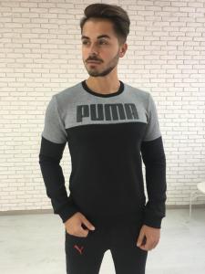 Фото Одежда Мужской свитшот Puma серо-черный