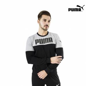 Фото Одежда Мужской свитшот Puma серо-черный