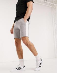 Фото Одежда Шорты DNK MAFIA серые с белым лампасом