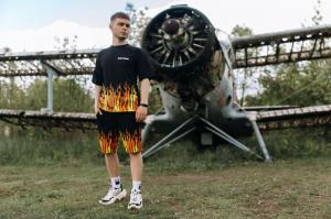 Фото Одежда Летний Комплект  PalmAngels черный