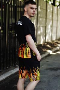 Фото Одежда Летний Комплект  PalmAngels черный