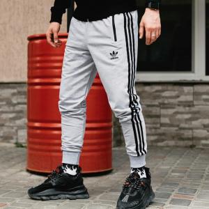 Фото Одежда Спортивные штаны в стиле Adidas Originals серые