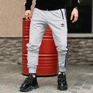 Фото Одежда Спортивные штаны в стиле Adidas Originals серые