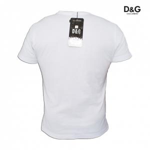 Фото Одежда Мужская футболка D&G белая