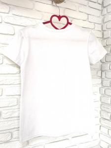 Фото Одежда Футболка белая с принтом Мышонок