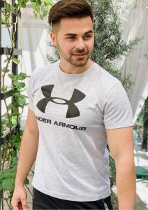 Фото Одежда Мужская футболка Under Armour серая