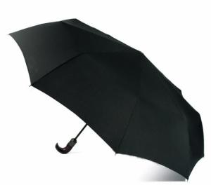 Фото  Зонт ZEST мужской полный автомат ручка крюк дерево 13940 черный